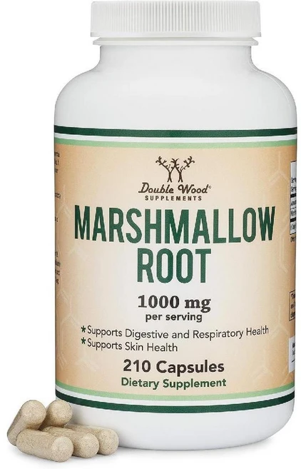 Double Wood Marshmallow Root Capsules 1 000mg 210정, 1개 - 쿠팡