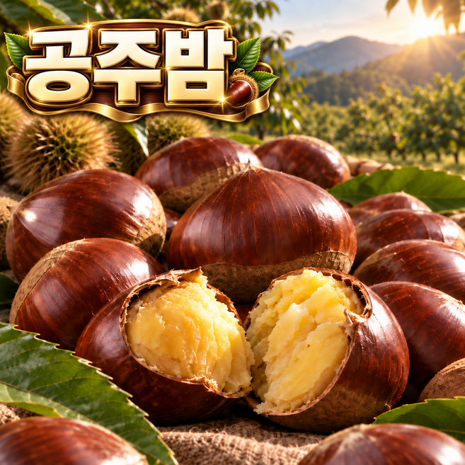 8위 - [100%국산] 햇 생 공주밤 알밤, 1박스, 2kg(대)