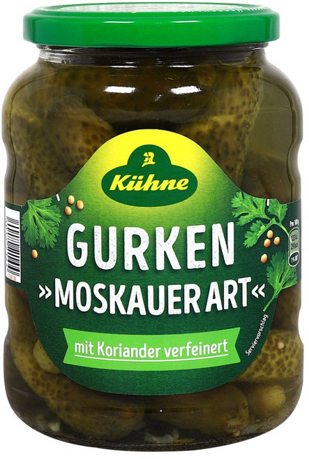 푸드올마켓_ 퀴네 모스카우어스타일 게르킨 670g /러시안스타일 오이피클, 1개