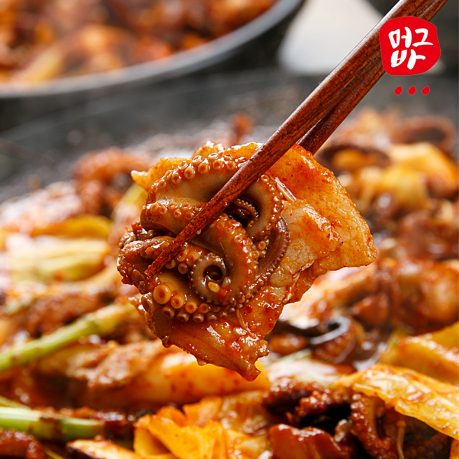 [당일출고] 머그바 직화 쭈꾸미 삼겹살 볶음 350g, 3개