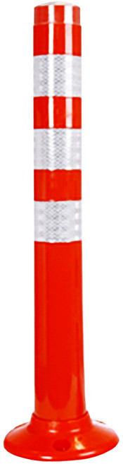 HK 차선규제봉 모음 주차금지봉 탄력봉 시선유도봉 안전봉 커버, 주황, 1개, 쏠라LED차선규제봉