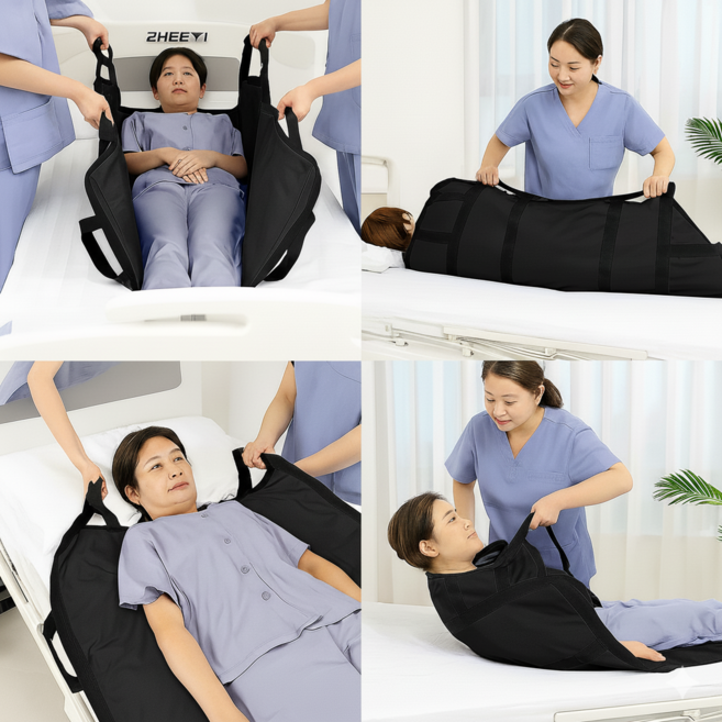 르브아 들기쉬운 자세변환 패드 슬라이딩 시트 환자용 들것