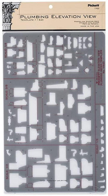 Pickett 배관 고도 뷰 템플릿 (1162I), 배관 입면뷰