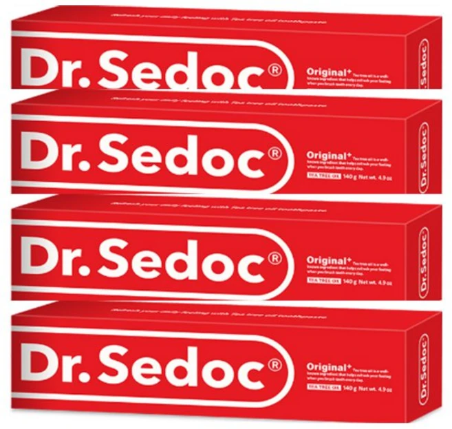 충치케어 닥터세닥 오리지날 치약 4개입 140g - 쿠팡