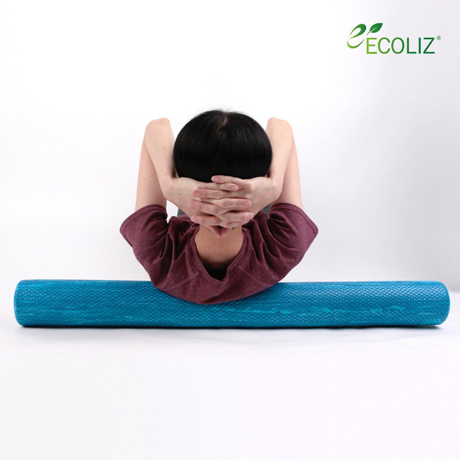 에코리즈 대만산 폼롤러 91cm x 10cm, 마블블루