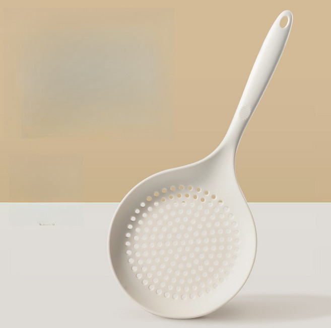 실리콘 소쿠리 논스틱 팬 전용 가정용 체망 고온 저항 주방용품, 유백색 대형 체