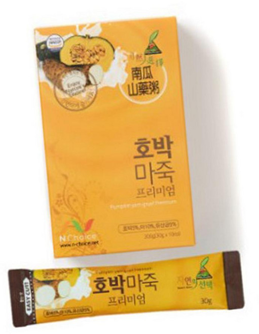 EC 호박 마 죽 프리미엄 300g 스틱형 30gx10포 업소용 건강 간편식, 1개