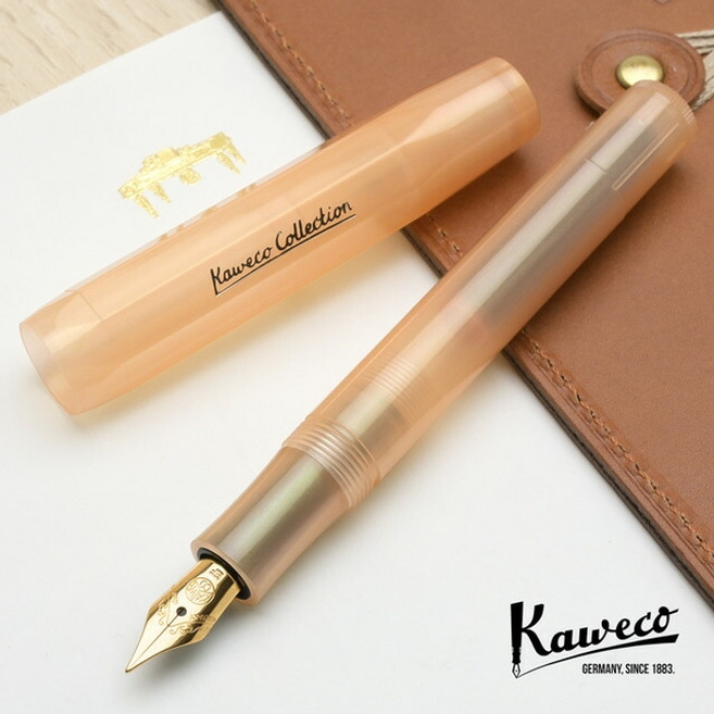 카웨코 컬렉션 스포츠 만년필 살구 진주 한정판 kaweco Collection, M (미디엄)