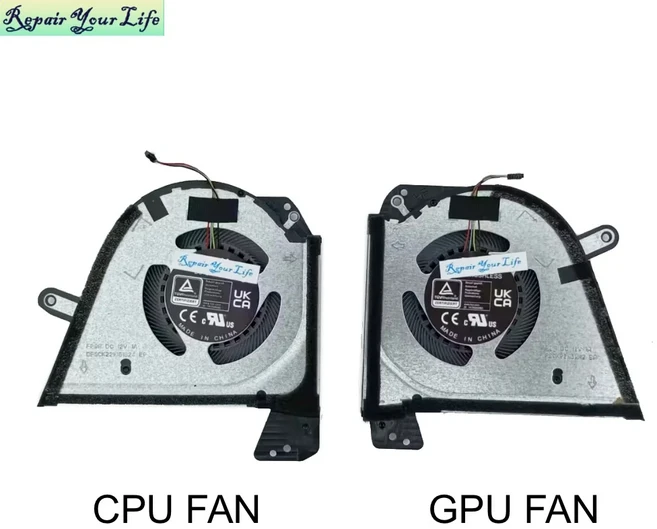 Asus ROG Zephyrus M16 GU603 ZW 노트북 쿨러 팬용 CPU GPU 냉각 팬 13NR08R0T02111, 01 CPU GPU Both