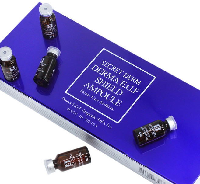 시크릿덤 더마 EGF 쉴드 앰플 + mts롤러 주름미백앰플 5ml x 5ea 집중탄력, 5개