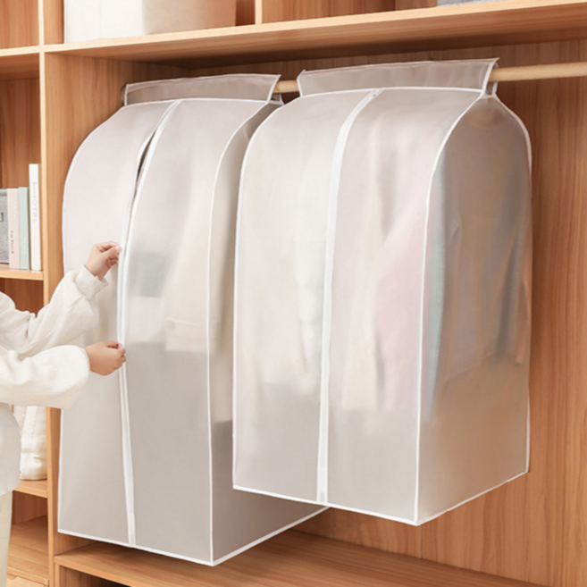 리빙에미치다 옷커버 옷걸이 커버 행거 옷걸이 의류보관, 3개, 1세트