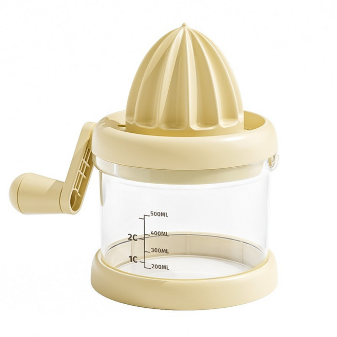 귀월미 수동 과일 착즙기 간편 착즙 대용량 휴대용 주서기, 1개, 500ml