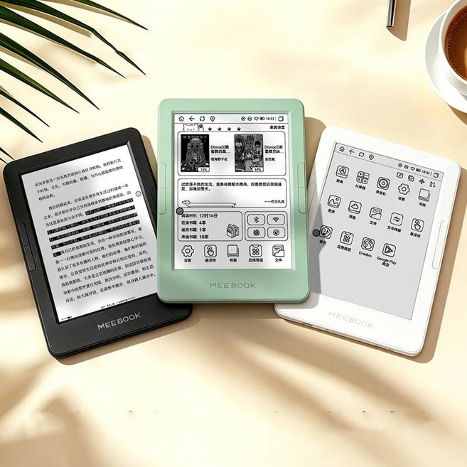 MEEBOOK 미북 E6 전자책 6인치 이북리더기 안드로이드 AI 잉크스크린 3+32G, Wi-Fi, 32GB, 화이트