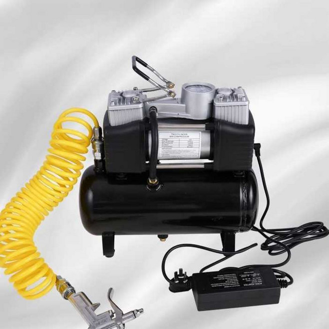 가정용콤프레샤 휴대용 차량용고압 에어건 압축 가정용 A. 평행봉 고출력 공기 펌프