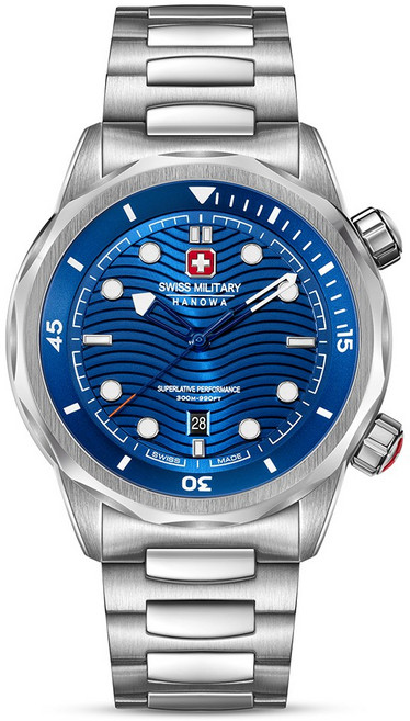 스위스 밀리터리 하노와 남성용 다이버 시계 SMWGH0006403