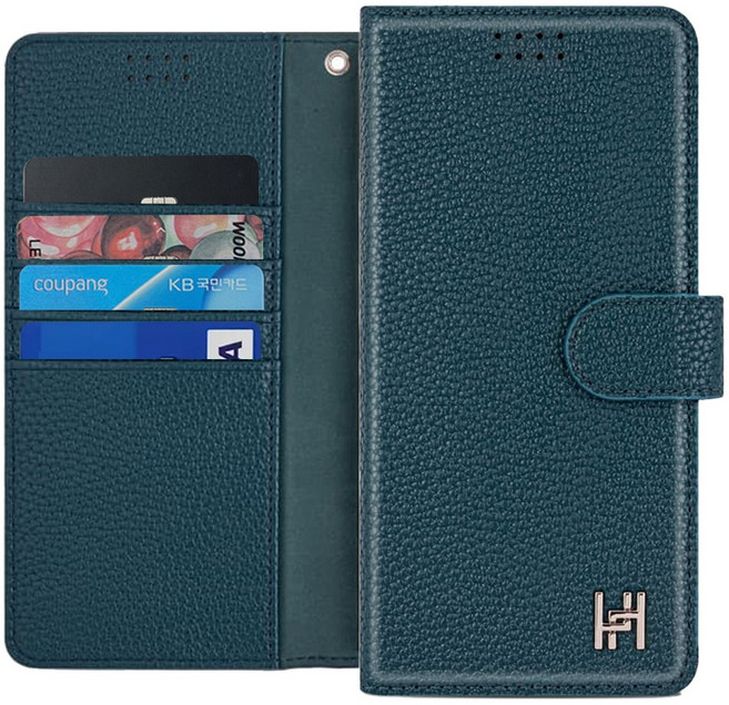 아이폰12미니 로핀 가죽 카드 지갑 다이어리 케이스 지폐 카드 수납