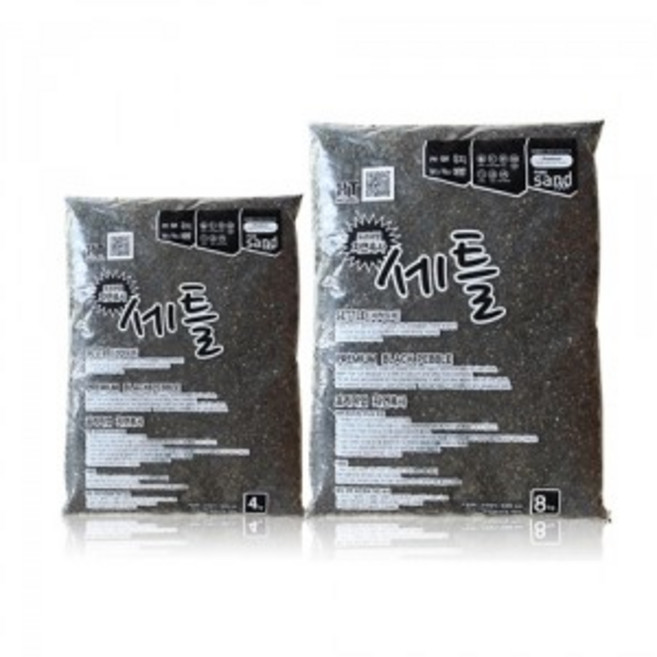 에이치티내츄럴 세틀 프리미엄 자연 수초용 흑사 4kg, 1개
