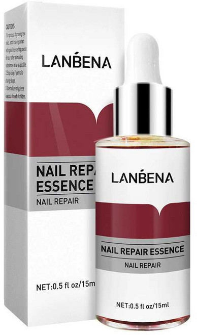 LANBENA 발톱 무좀 진균 리페어 에센스 손발톱 관리, 1개, 15ml