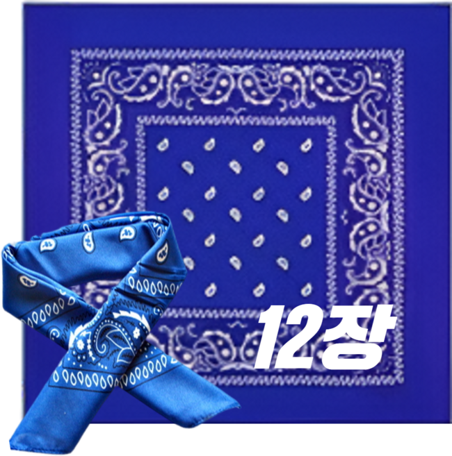 온리 등산 단체 손수건 반다나 페이즐리 기념품 행사 체육대회 스포츠 퍼플 색깔 스카프