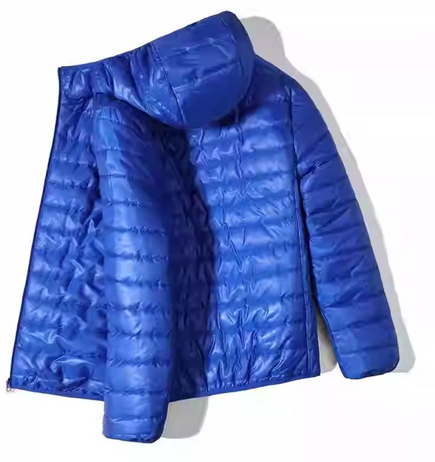 런어게인 남성 퀄리티후드 경량 패딩