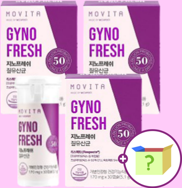 흰여울팜 질유산균 지노프레쉬 건강해질 여성유산균 질건강 리스펙타 유산균 임산부 락토페린 3개월분, 30정, 4개