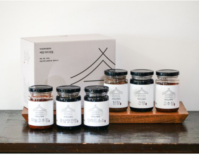 아미산쑥티 소포장 선물세트