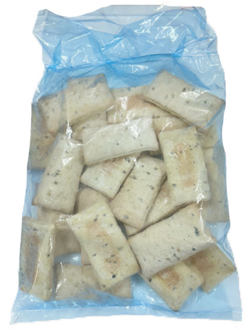 [엣홈045] 블랙올리브 치아바타 100g 21개입 (1박스) 냉동생지, 1개, 2.1kg