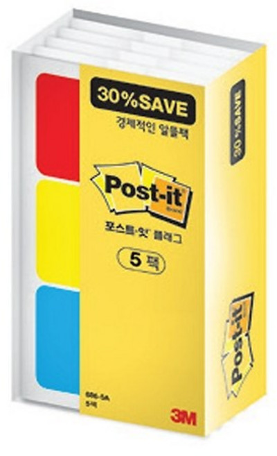 3M)포스트잇 플래그파일 바인더용(686)