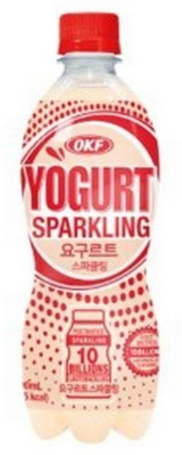 오케이에프 요구르트 유산균 100억마리 스파클링 음료 요거트 장건강, 500ml, 24개