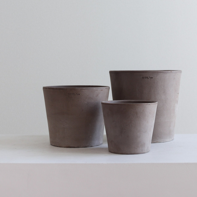 이태리토분 EV 실린더컵 테라코타 토분 빈티지 모던 화분_3size, 1개