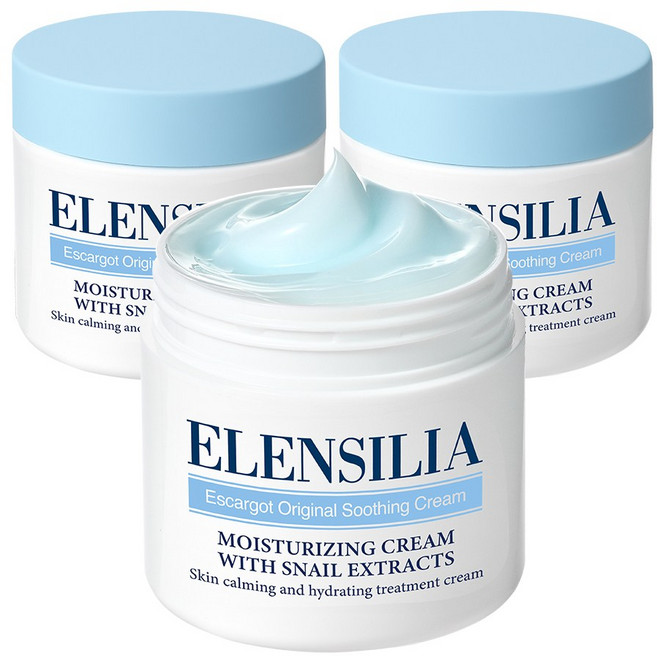 [엘렌실라] 에스카르고 오리지날 수딩 달팽이 크림, 50ml, 3개