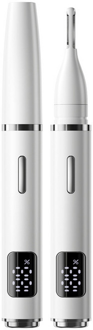 電動鼻毛耳毛修剪器 雙刀刃 Type-C快充, 白色 不含稅運, 電動除毛機