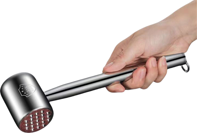 가정용 316스텐고기망치 주방 돈까스 고기망치 두꺼운 업소용 고기망치를 치다, 1개