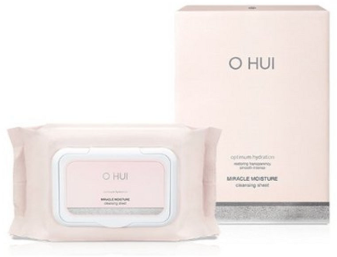 오휘 미라클 모이스처 클렌징 시트, 60매입, 1개