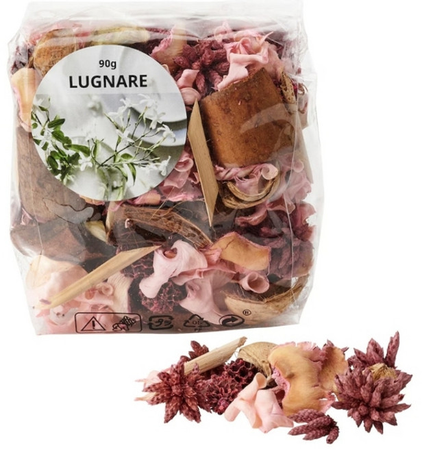 이케아 포푸리 방향제 90g 천연 탈취 말린식물 디퓨져, 스퇴르트셴