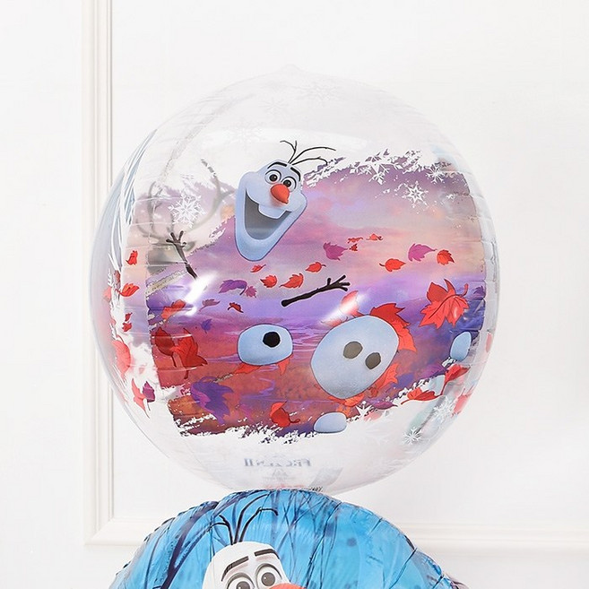 제이벌룬 겨울왕국 캐릭터 은박풍선, 옹브레 40cm 프로즌2
