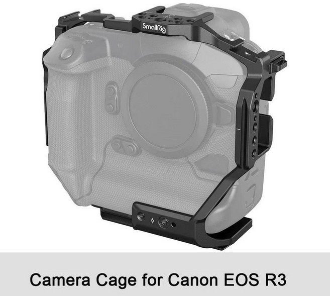 케이지 집 둥지 내장 플레이트 삼각대 스태빌라이저 촬영 중 빠른 전환, [01] EOS R3 Cage, 01 빠른, 1개, 01 EOS R3 Cage_01 CHINA