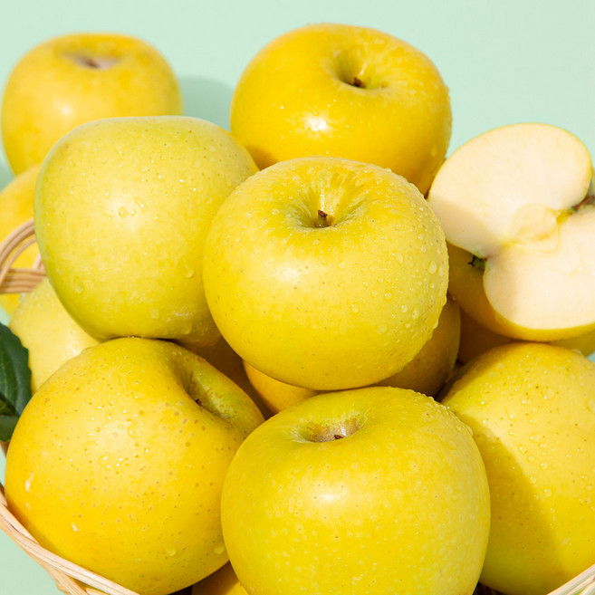 [더조은푸드] 황금사과 시나노골드 가정용 2kg (상품선택), 시나노골드 사과 (가정용) 2kg 14-16과, 1개