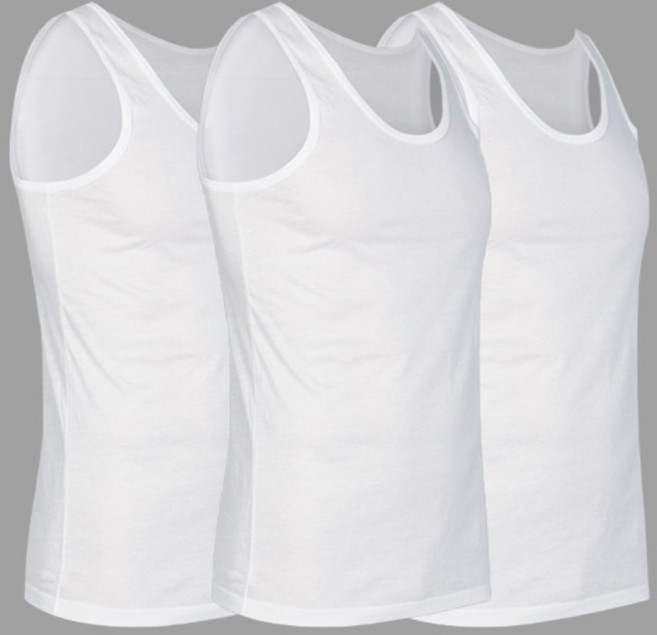 스페클로 남성용 코튼 60수 런닝 3p