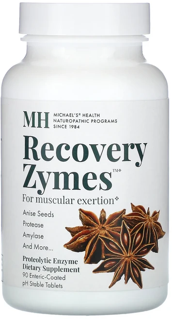 새해 첫좋은선물 Michael's Health Recovery Zymes 장용성 코팅 pH로 안정적인 정제 90정 제대로 할인합니다, MichaelsHealthRecoveryZymes장용성, 1개 - 쿠팡