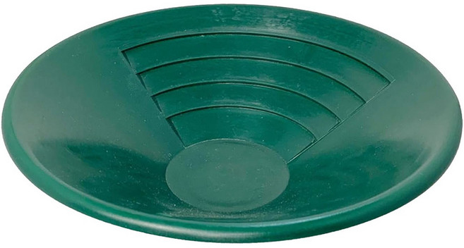 사금채취 도구 패닝 접시 금 추출 장비 지름 38cm, 1개, 블루