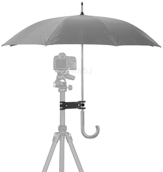 삼각대 우산 고정대 거치대 우중촬영 촬영용 비오는날 고정 셀프 촬영, 1개, 우산거치대