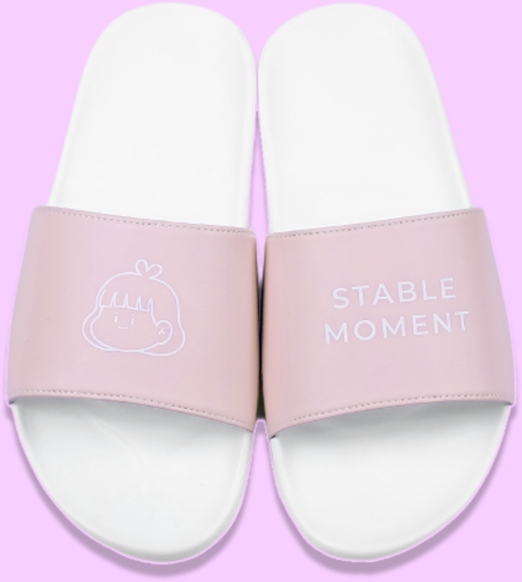 뽀리 구름 캐릭터 여성 사무실 슬리퍼