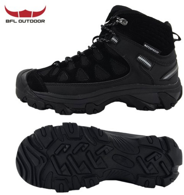 BFL 발편한 발목 등산화 HI88BK-M35 남성 미드컷 트레킹화 8835
