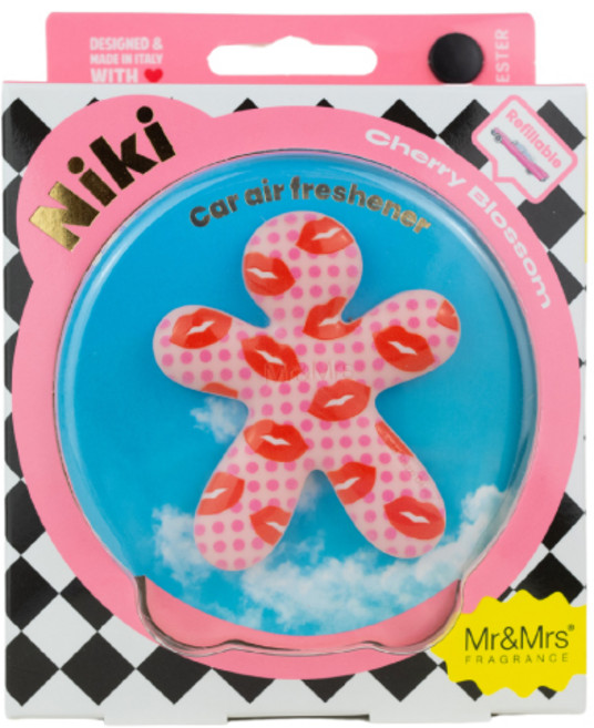 미스터앤미세스 니키 스페셜 데코 차량용 방향제, 1개, 체리블라썸