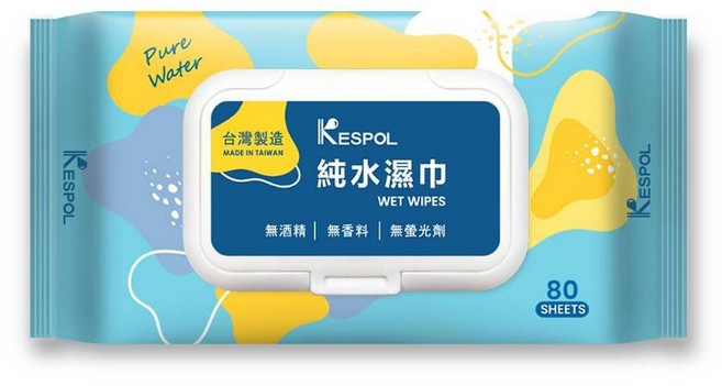 U KEE 純水濕巾 30抽, 1個, 克司博純水80抽/加蓋, 80抽
