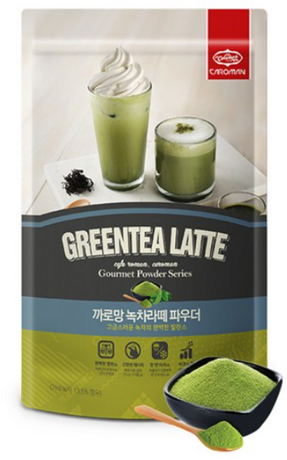 까로망 녹차라떼 파우더, 500g, 1개입, 8개