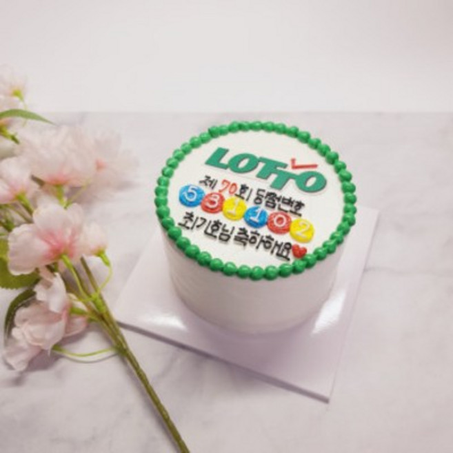 [평일10시전 주문 오늘출발] [날짜예약가능] 로또케이크 삼땡 삼팔광땡 택배로받는 전국배송 빠네뜨리아케이크, 1개, 400g, 가나슈우유버터크림- 초코시트, 미니