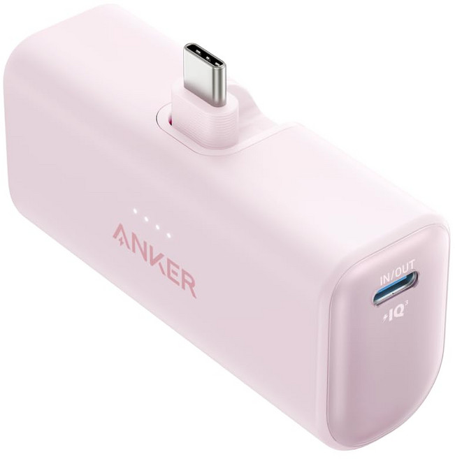 Anker Nano Power Bank (22.5W Built-In USB-C Connector) 5000mAh iPhone 16 15 (모바일 소형