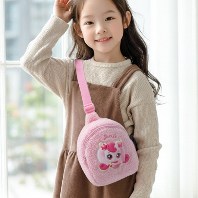 하츄핑 이오스 부클 슬링백 아동슬링백 여아크로스백 유아 아동 초등 크로스백